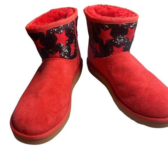 Women's UGG size 9 , Classic Mini Sequin Stars Boot. - Picture 12 of 14